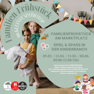 Flyer Familienfrühstück Kleinstadtbiotop